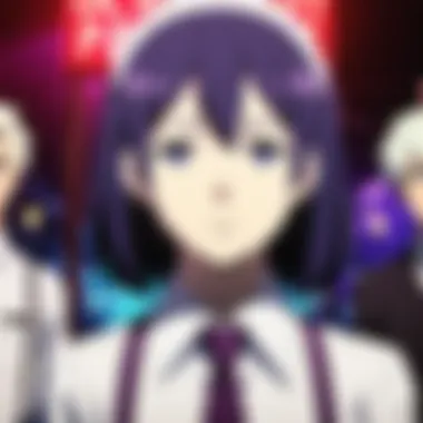 Emotional Contrast in Death Parade An illustration depicting the contrasting emotions portrayed in the show.