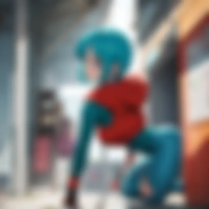 Introduction of Bulma, highlighting her adventurous spirit
