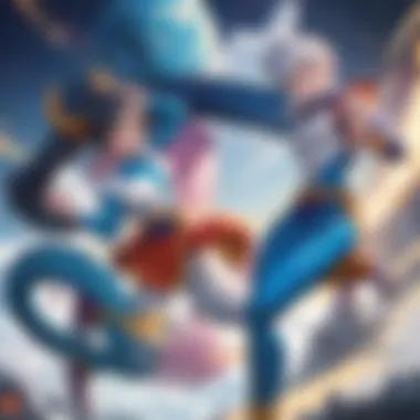 The Mystique of the Dragon Balls Scene depicting the mystical Dragon Balls in the landscape