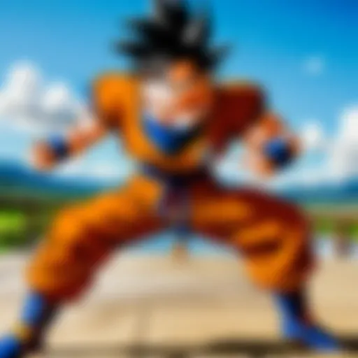 A vibrant scene from Dragon Ball Z Kai showcasing iconic characters in action