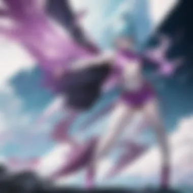 Dramatic portrayal of Frieza's menacing presence
