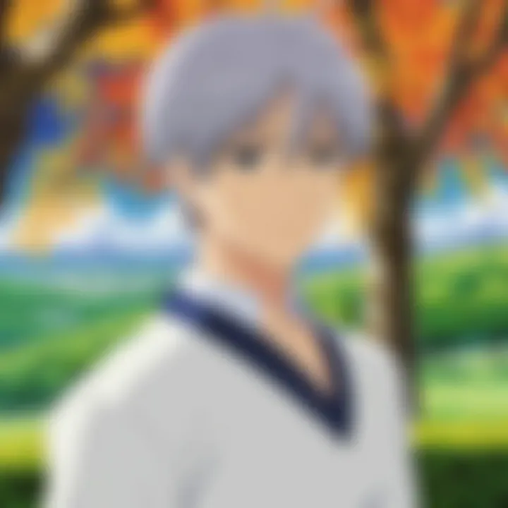 Yuki Sohma showcasing his elegance