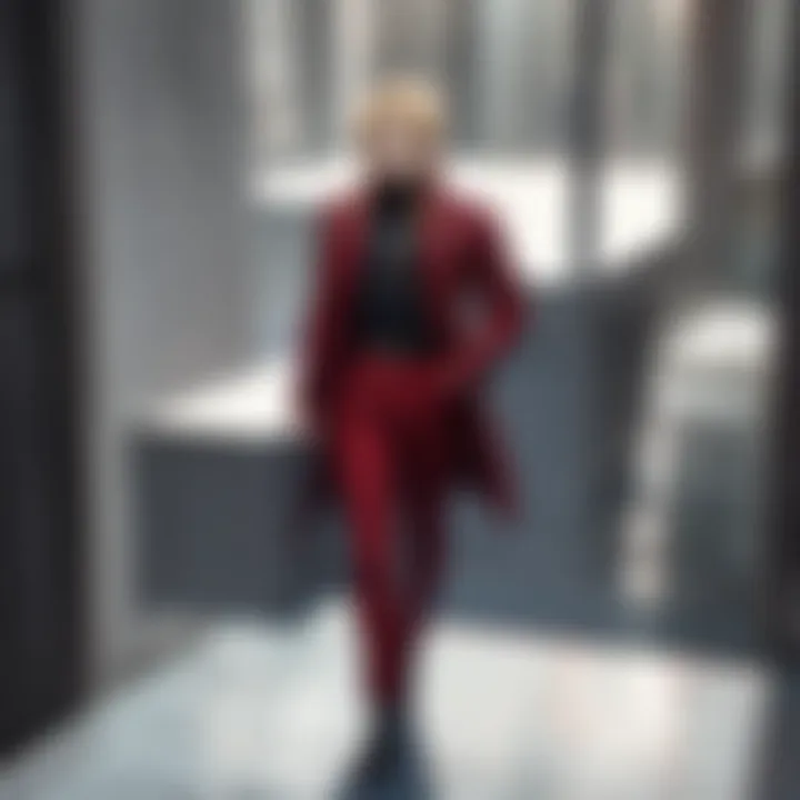 Artistic depiction of Edward Elric in a dramatic pose, showcasing his alchemic prowess.