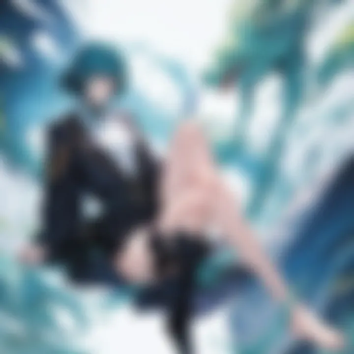 A captivating cover art of a popular GL manhwa series, illustrating its unique art style.