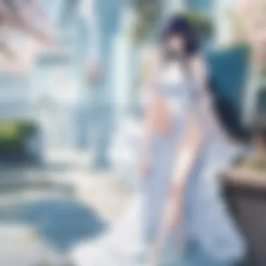 Romantic Encounter in GL Manhwa A vibrant scene showcasing a romantic moment between two characters in a GL manhwa.