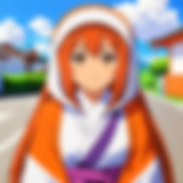 Umaru showcasing her dual life between home and school