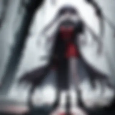 A visual representation of horror anime's thematic complexities.