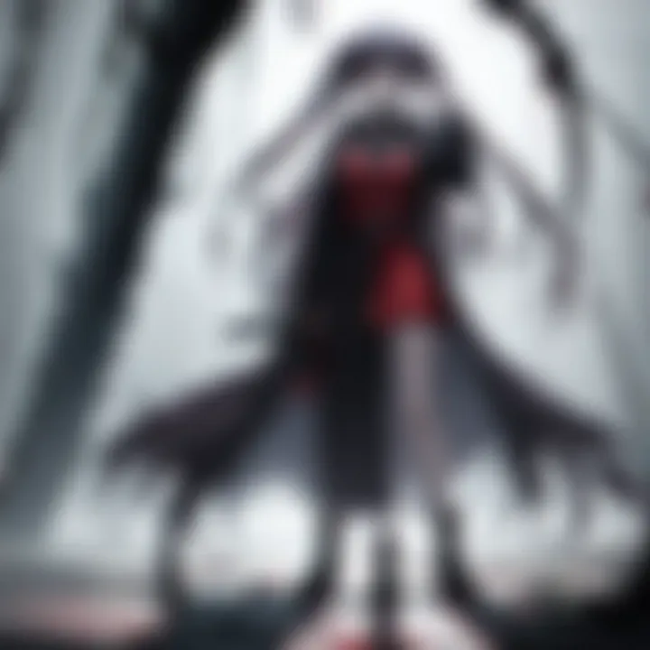 A visual representation of horror anime's thematic complexities.