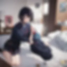 A detailed illustration of Itsuki Kenko showcasing his unique features and attire.