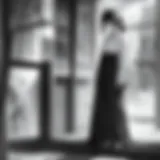 A scene from a classic Japanese silent film showcasing early cinematic techniques