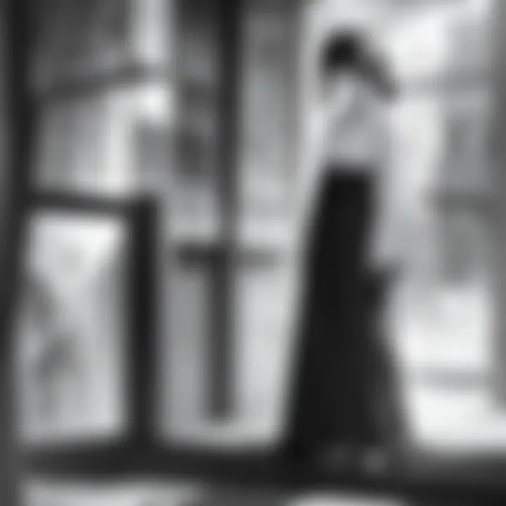 A scene from a classic Japanese silent film showcasing early cinematic techniques