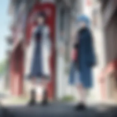A scene from a popular anime film illustrating cultural themes and societal reflections.