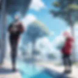 A stunning visual from a recent anime film showcasing vibrant landscapes and characters.