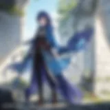 A captivating scene from Mushoku Tensei showcasing the protagonist in a magical landscape