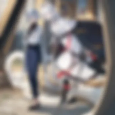Artistic depiction of the protagonist's internal struggle
