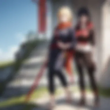 Unveiling the English Language Encounter Imaginative visualization of the unique experience of English viewers with Naruto Shippuden