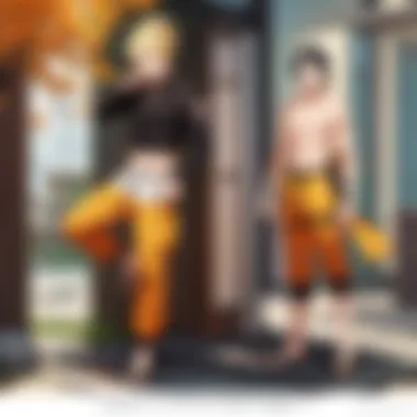 The evolution of Naruto Uzumaki throughout the series