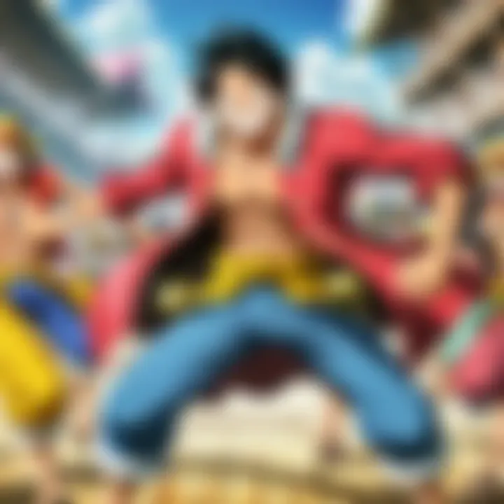 Dynamic scene from One Piece Stampede showcasing vivid characters