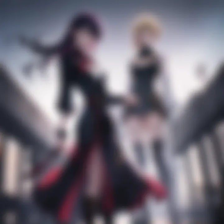 An intense confrontation between two central characters, embodying conflict and betrayal.