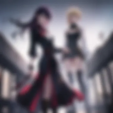 Clash of Fates An intense confrontation between two central characters, embodying conflict and betrayal.
