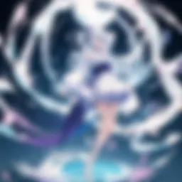Psychic character in deep concentration with glowing aura