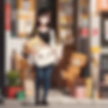 Cultural icons represented through Rilakkuma characters