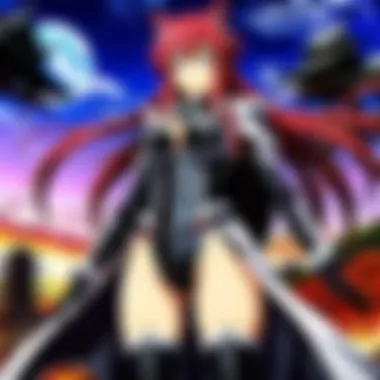 Themes Explored in Shinmai Maou no Testament An analytical overview of the themes present in Shinmai Maou no Testament, featuring symbolic imagery that reflects its narrative depth.