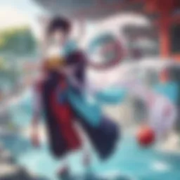 Artistic representation of Tenjin in traditional Shinto context