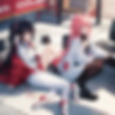 Evolution of Anime Dating Games An artistic representation of the evolution of anime dating games, illustrating their progression over time.