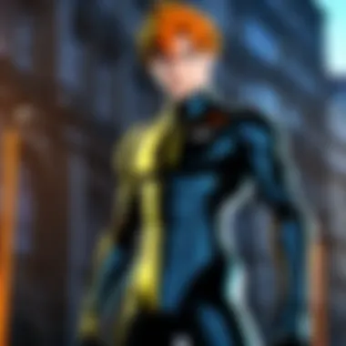 Dynamic Transitions in AMVs An animated scene showcasing dynamic transitions in AMV editing