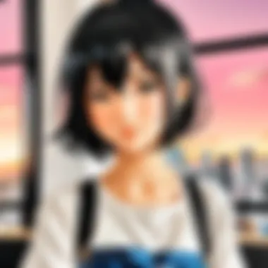 A close-up of a manga reader engrossed in their favorite series.