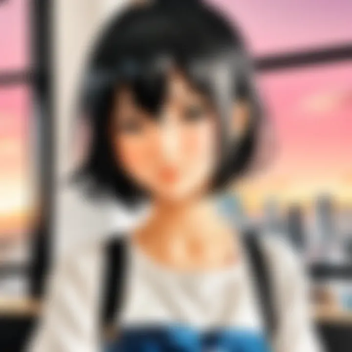 A close-up of a manga reader engrossed in their favorite series.
