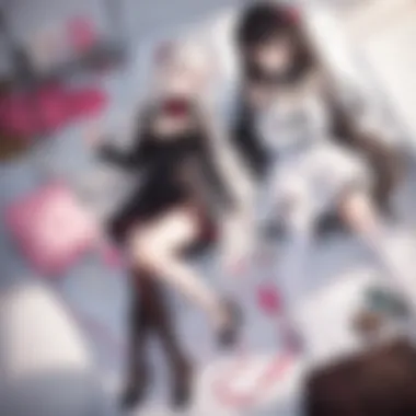 Emotional Connection with Sweet Love Dolls A scene depicting the emotional bond between a character and a sweet love doll in a serene setting.