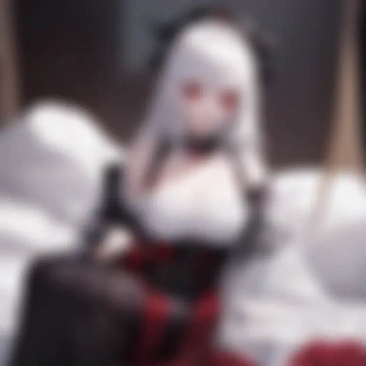 A dynamic scene showcasing vampire characters in a dormitory setting, highlighting their interactions and relationships.