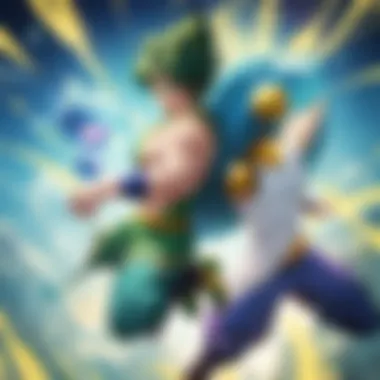 Visual Brilliance: Animation Style of DBS Broly A vibrant illustration depicting the animation style of the film