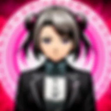 An abstract representation of the psychological themes within Danganronpa