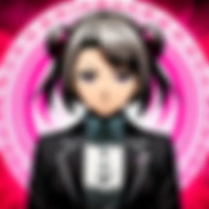 An abstract representation of the psychological themes within Danganronpa