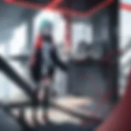 A symbolic representation of the connection between pilots in Darling in the Franxx.