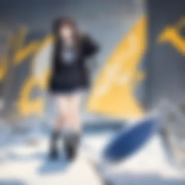 A contemplative scene featuring the protagonist reflecting on her journey and musical growth.