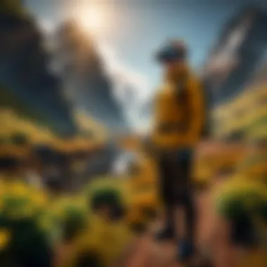 A depiction of virtual reality elements within the Land of Leadale