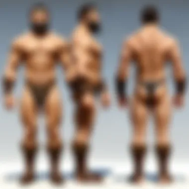 Evolution of Baku Man character types across various series