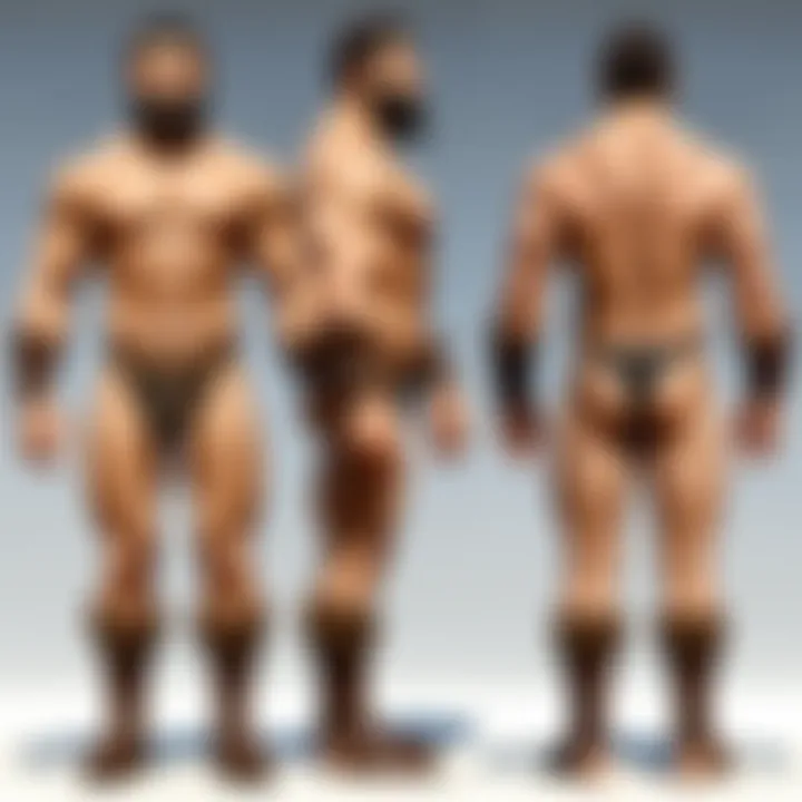 Evolution of Baku Man character types across various series