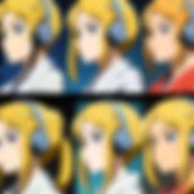 A timeline showcasing the evolution of anime dubbing