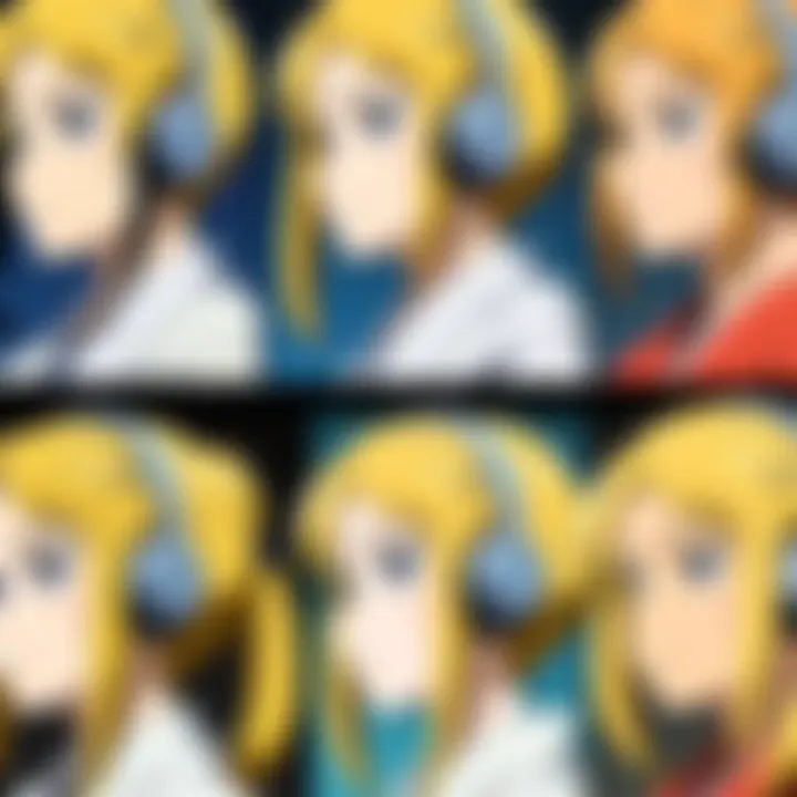 A timeline showcasing the evolution of anime dubbing