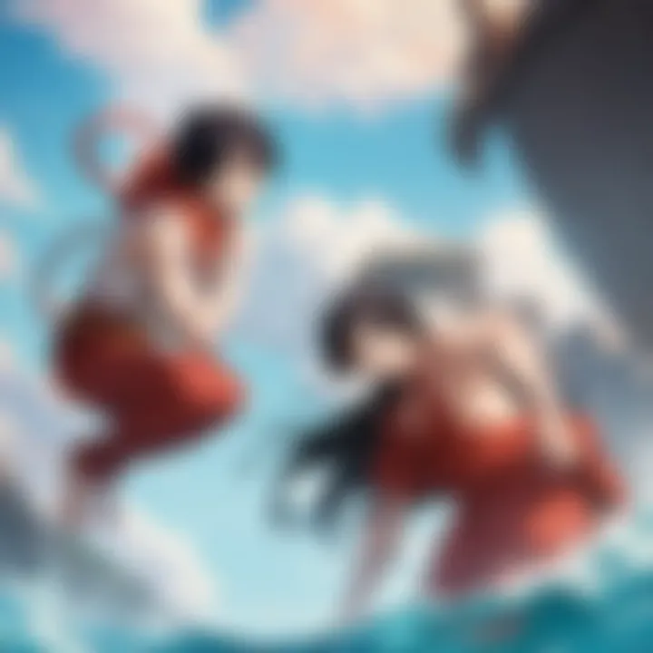 A close-up of Luffy's determined expression, highlighting his growth and resolve in the latest episode.