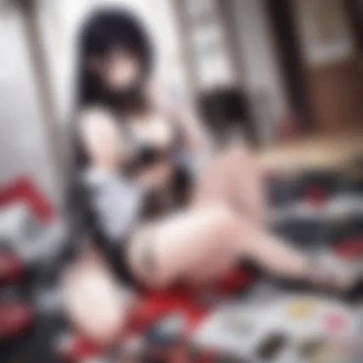 Intricate artwork showcasing the allure of naughty manga