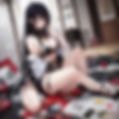 The Allure of Naughty Manga Intricate artwork showcasing the allure of naughty manga
