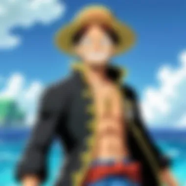 The Heroes of One Piece An artistic representation of iconic characters from the series in action.