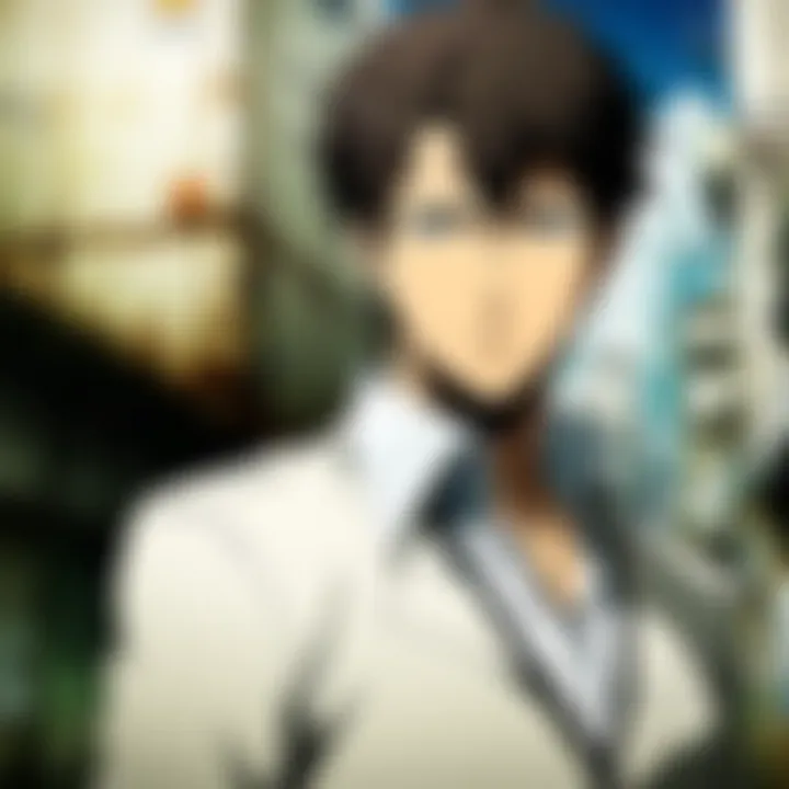 An artistic representation of a character from Steins;Gate