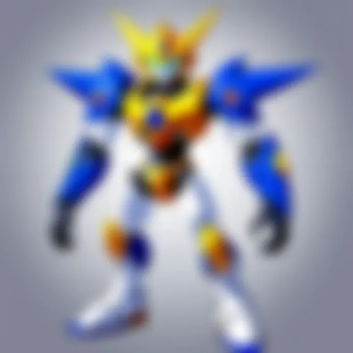 Artistic representation of the thematic elements present in the Digimon franchise